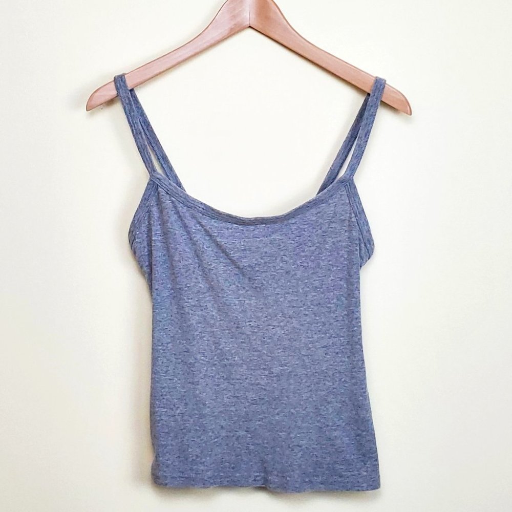 Calvin Klein 90s Tank Top Heather Gray Women's Medium Vintage Cotton